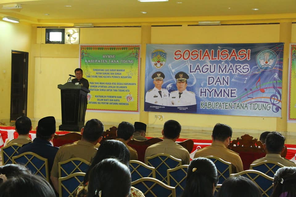 Sosialisasi Lagu Mars dan Hymne Kabupaten Tana Tidung